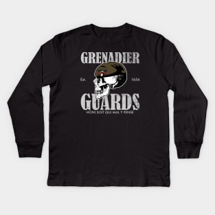 Grenadier Guards (distressed) Kids Long Sleeve T-Shirt